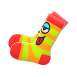 Funny-Face Socks Animal Crossing New Horizons | ACNH Items - Nookmall