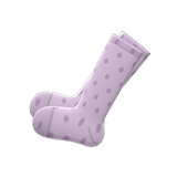 Dotted Knee-High Socks Animal Crossing New Horizons | ACNH Items - Nookmall