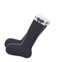 Frilly Knee-High Socks Animal Crossing New Horizons | ACNH Items - Nookmall