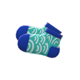 Wave-Print Socks Animal Crossing New Horizons | ACNH Items - Nookmall