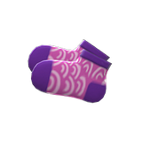 Wave-Print Socks Animal Crossing New Horizons | ACNH Items - Nookmall