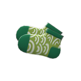 Wave-Print Socks Animal Crossing New Horizons | ACNH Items - Nookmall