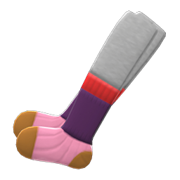 Layered Socks Animal Crossing New Horizons | ACNH Items - Nookmall