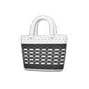 Striped Basket Bag Animal Crossing New Horizons | ACNH Items - Nookmall
