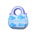 Fish-Print Eco Bag Animal Crossing New Horizons | ACNH Items - Nookmall