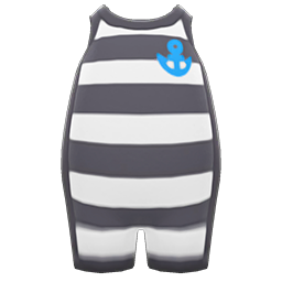 Horizontal-Striped Wet Suit Animal Crossing New Horizons | ACNH Items - Nookmall