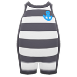 Horizontal-Striped Wet Suit Animal Crossing New Horizons | ACNH Items - Nookmall