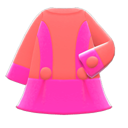 Retro A-Line Dress Animal Crossing New Horizons | ACNH Items - Nookmall