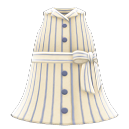 Sleeveless Shirtdress Animal Crossing New Horizons | ACNH Items - Nookmall