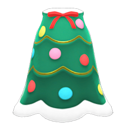 Festive-Tree Dress Animal Crossing New Horizons | ACNH Items - Nookmall