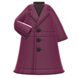 Long Pleather Coat Animal Crossing New Horizons | ACNH Items - Nookmall