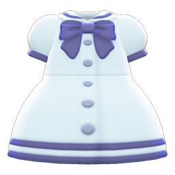 Sailor-Collar Dress Animal Crossing New Horizons | ACNH Items - Nookmall