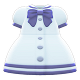 Sailor-Collar Dress Animal Crossing New Horizons | ACNH Items - Nookmall