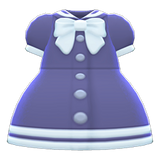 Sailor-Collar Dress Animal Crossing New Horizons | ACNH Items - Nookmall