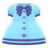 Sailor-Collar Dress Animal Crossing New Horizons | ACNH Items - Nookmall