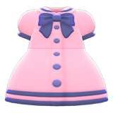 Sailor-Collar Dress Animal Crossing New Horizons | ACNH Items - Nookmall