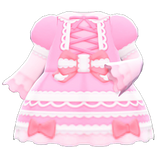 Lace-Up Dress Animal Crossing New Horizons | ACNH Items - Nookmall