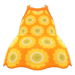 Sunflower Dress Animal Crossing New Horizons | ACNH Items - Nookmall