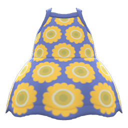 Sunflower Dress Animal Crossing New Horizons | ACNH Items - Nookmall
