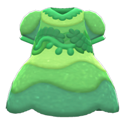 Glowing-Moss Dress Animal Crossing New Horizons | ACNH Items - Nookmall