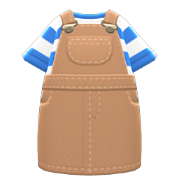 Overall Dress Animal Crossing New Horizons | ACNH Items - Nookmall