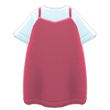 Layered Tank Dress Animal Crossing New Horizons | ACNH Items - Nookmall