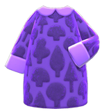 Forest-Print Dress Animal Crossing New Horizons | ACNH Items - Nookmall