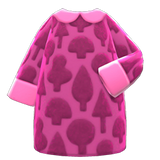 Forest-Print Dress Animal Crossing New Horizons | ACNH Items - Nookmall