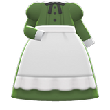 Full-Length Maid Gown Animal Crossing New Horizons | ACNH Items - Nookmall