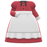 Full-Length Maid Gown Animal Crossing New Horizons | ACNH Items - Nookmall