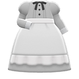 Full-Length Maid Gown Animal Crossing New Horizons | ACNH Items - Nookmall