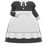 Full-Length Maid Gown Animal Crossing New Horizons | ACNH Items - Nookmall