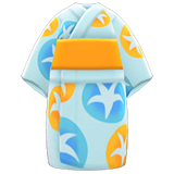 Morning-Glory Yukata Animal Crossing New Horizons | ACNH Items - Nookmall