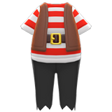 Pirate Outfit Animal Crossing New Horizons | ACNH Items - Nookmall