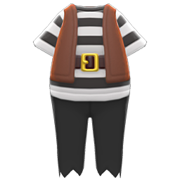 Pirate Outfit Animal Crossing New Horizons | ACNH Items - Nookmall