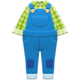 Farmer Overalls Animal Crossing New Horizons | ACNH Items - Nookmall