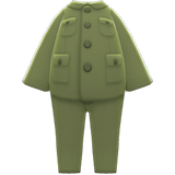 Suit With Stand-Up Collar Animal Crossing New Horizons | ACNH Items - Nookmall