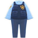 Security Uniform Animal Crossing New Horizons | ACNH Items - Nookmall