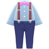 Suspender Outfit Animal Crossing New Horizons | ACNH Items - Nookmall