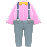 Suspender Outfit Animal Crossing New Horizons | ACNH Items - Nookmall