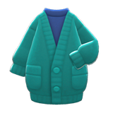 Long Chenille Cardigan Animal Crossing New Horizons | ACNH Items - Nookmall