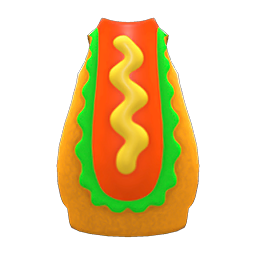 Hot-Dog Costume Animal Crossing New Horizons | ACNH Items - Nookmall
