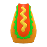 Hot-Dog Costume Animal Crossing New Horizons | ACNH Items - Nookmall