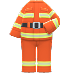 Firefighter Uniform Animal Crossing New Horizons | ACNH Items - Nookmall