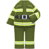 Firefighter Uniform Animal Crossing New Horizons | ACNH Items - Nookmall