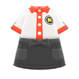 Fast-Food Uniform Animal Crossing New Horizons | ACNH Items - Nookmall