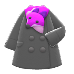 Plushie-Muffler Coat Animal Crossing New Horizons | ACNH Items - Nookmall