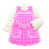 Heart Apron Animal Crossing New Horizons | ACNH Items - Nookmall