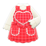 Heart Apron Animal Crossing New Horizons | ACNH Items - Nookmall