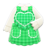 Heart Apron Animal Crossing New Horizons | ACNH Items - Nookmall